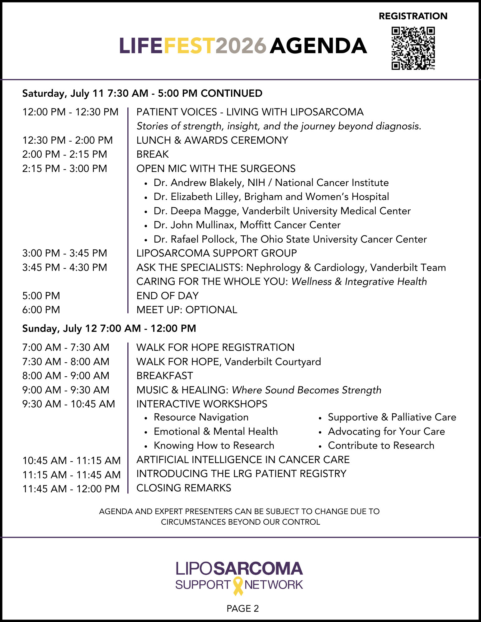 Agenda Page 2